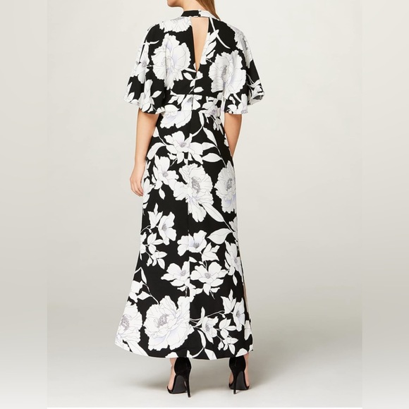 Truth & Fable Women's Keyhole Maxi Evening Dress Side Slits NWT - Picture 2 of 9